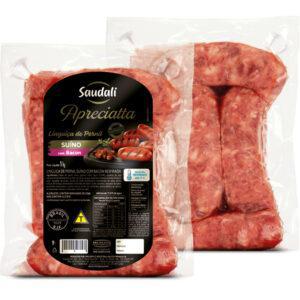 Linguica De Pernil 600g Saudali Com Bacon