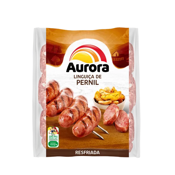 Linguica De Pernil 700g Aurora