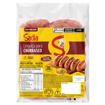 Linguica Suina Congelado 700g Sadia
