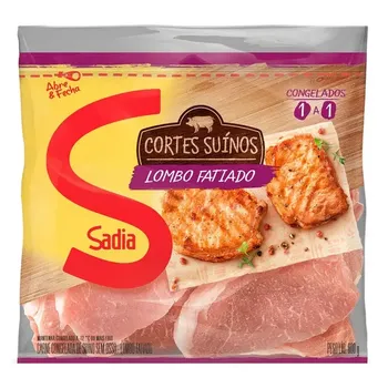 Lombo Suino Fatiado 800g Sadia