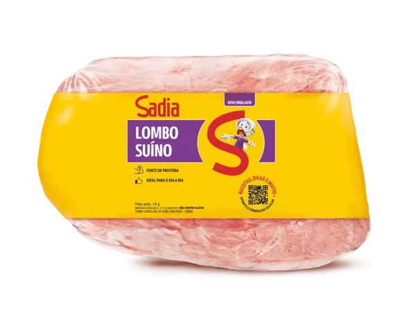 Lombo Suino Sem Osso Kg Congelado Sadia