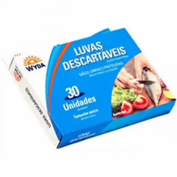 Luva Descartavel Com 30 Wyda Pratic