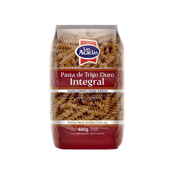 Mac.Sem Fusilli Integ. 400g Las Acacias