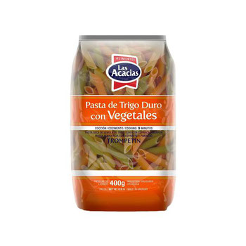 Mac.Sem Penne C/Veget. 400g Las Acacias