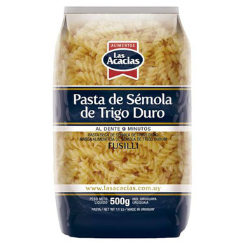 Mac.Semola Fusilli 500g Las Acacias