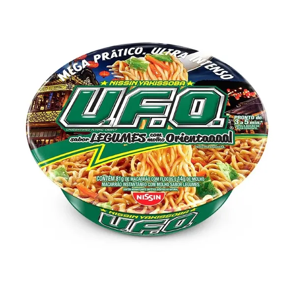 Macarrao instantaneo 95g Yakissoba Ufo Nissin