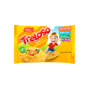 Macarrao Instantaneo Lamen Sabor Galinha Suave 75g Treloso Vitarella