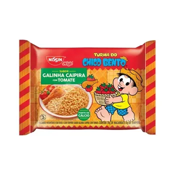 Macarrao Instataneo Lamen 75g Galinha Caipira Com Tomate Nissin