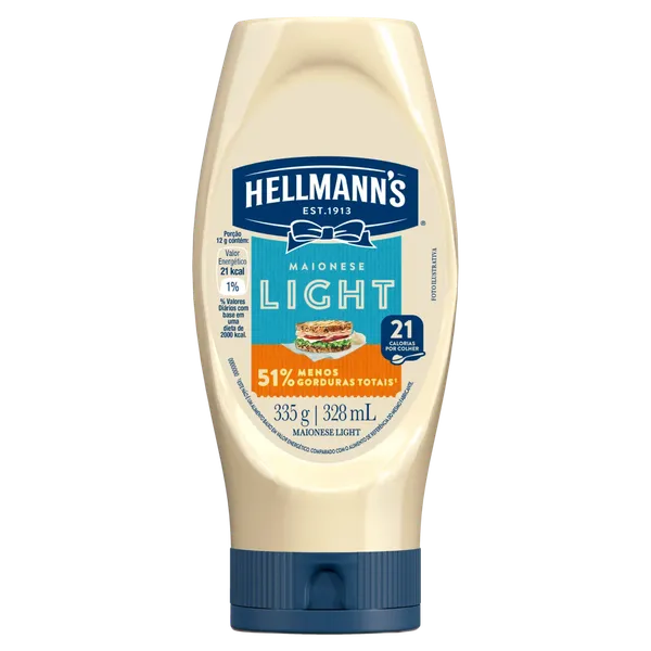 Maionese Light 335g Hellmanns