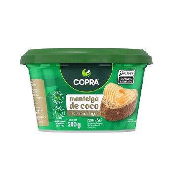 Manteiga De Coco 200ml Com Sal Copra