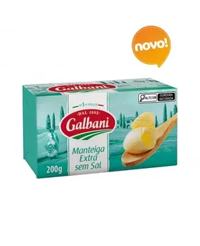 Manteiga Extra Sem Sal Tablet 200g Galbani