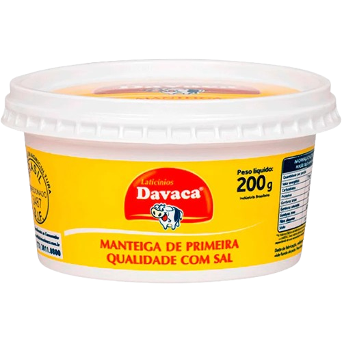 Manteiga Pote 200g C/Sal Davaca