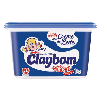 Margarina Cremosa 1k Com Sal Claybom