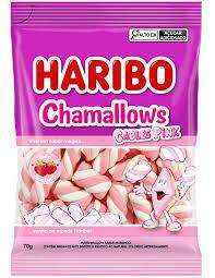 Marshmallous 70g Cables Pink Haribo