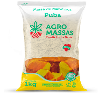 Massa Mandioca Puba  1kg Agro Massas