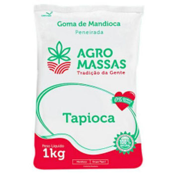 Massa Pra Tapioca 1kg Agro Massas