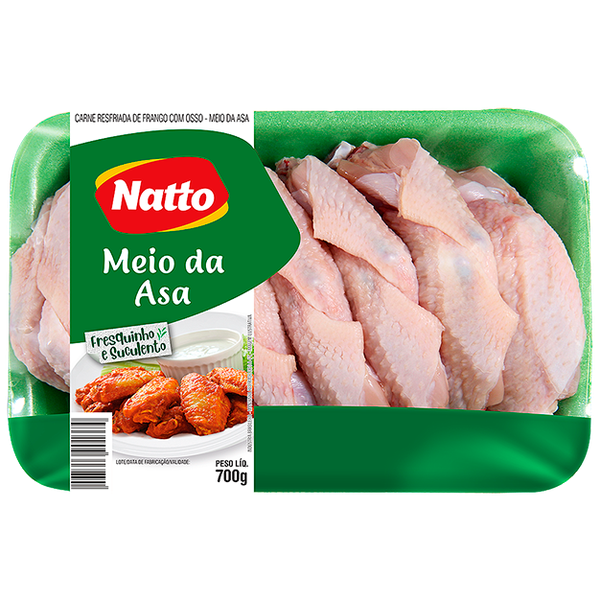 Meio Da Asa De Frango 700gr Resf. Natto