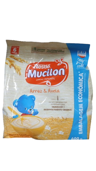 Mingau Mucilon Sache 600g Arroz e Aveia Nestle