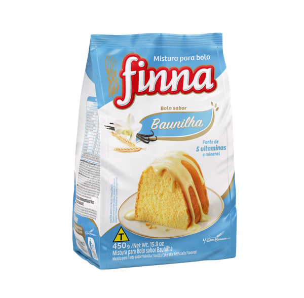 Mistura Bolo 400g Baunilha Finna