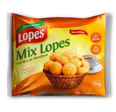 Mix Pao De Queijo 1kg Lopes