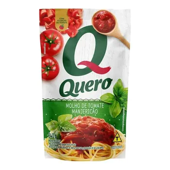 Molho De Tomate 240g Manjericao Sache Quero