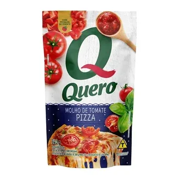 Molho De Tomate 240g Pizza Sache Quero