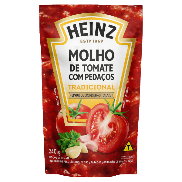 Molho De Tomate 240g Trad. Sc Heinz