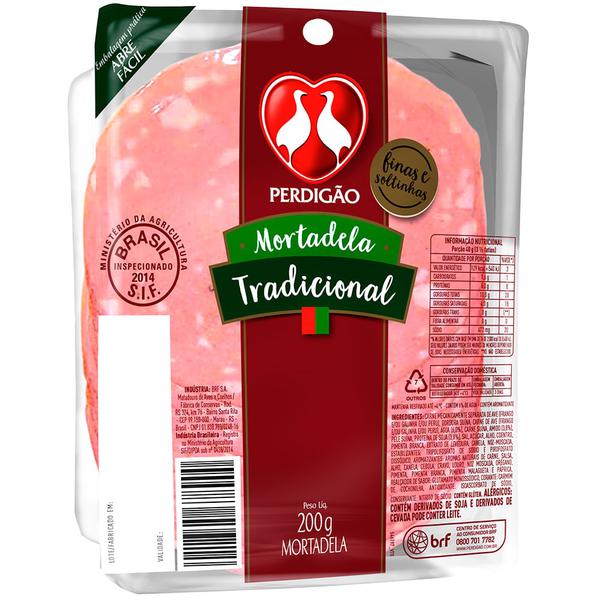 Mortadela Perdigao Bologna Fatiada 200g