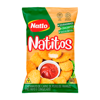 Nuggets Natitos Frango 300g Trad. Natto
