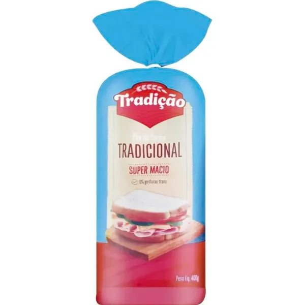 Pão De Forma Tradicional 400g Tradicao