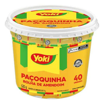 Pacoca 520g Rolha De Amendoim Yoki