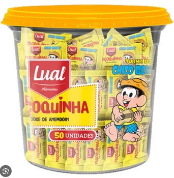 Pacoquinha Rolha 750gr Pote Lual