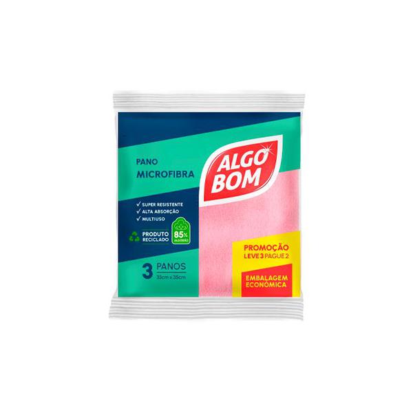 Pano Micro Fibra 33x35 3x1 Algo Bom