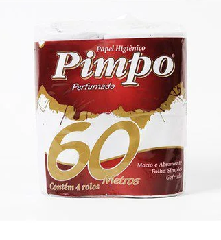 Papel Higienico Com 4 60m 265 Neutro Pimpo