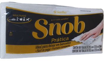 Papel Toalha 100 Folhas Snob