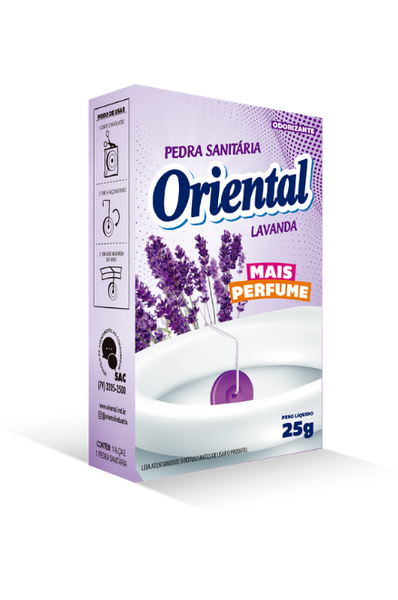 Pedra Sanitaria 25g Caixinha Lavanda Oriental