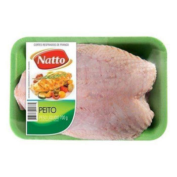 Peito De Frango 700g Resfriado Com Pele Natto