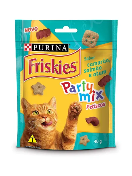 Petiscos Salmão Pra Gatos 40g Friskies