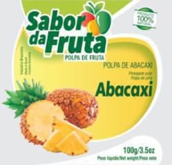 Polpa de Fruta Abacaxi 100g Sabor da Fruta