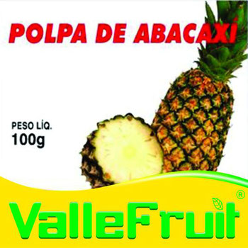 Polpa de Fruta Abacaxi 100g Valle Fruit