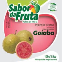 Polpa de Fruta Goiaba 100g Sabor da Fruta