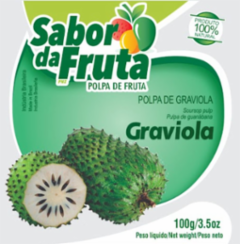 Polpa de Fruta Graviola 100g Sabor da Fruta