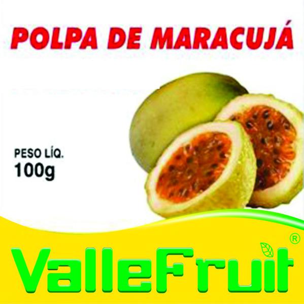 Polpa de Fruta Maracujá 100g Valle Fruit
