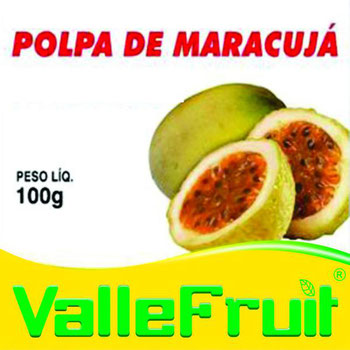 Polpa de Fruta Maracujá 100g Valle Fruit