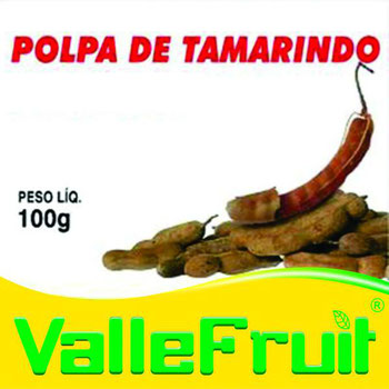 Polpa de Fruta Tamarindo 100g Valle Fruit