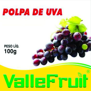 Polpa de Fruta Uva 100g Valle Fruit