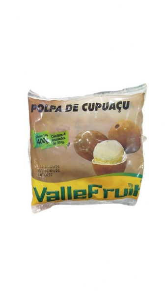 Polpa Fruta Cupuaçu Com 4un 400g Valle Fruit