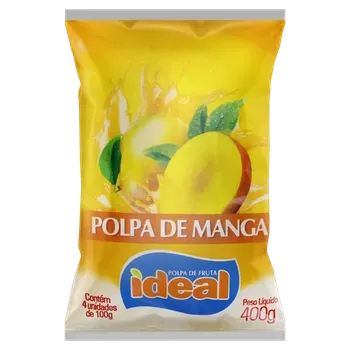 Polpa Fruta Manga Com 4un 400g Valle Fruit