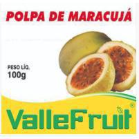 Polpa Fruta Maracujá Com 4 400g Valle Fruit