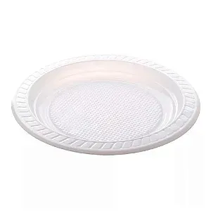 Prato Descartavel Com 10un 21cm Raso Marata